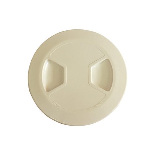 Veko úložného priestoru, okrúhle, béžový plast 210-152 mm