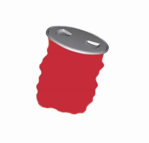Veko úložného priestoru, okrúhle, biele, s prepravným vreckom