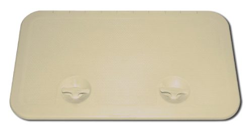Veko úložného priestoru s dvoma západkami ABS béžová 355x603 mm