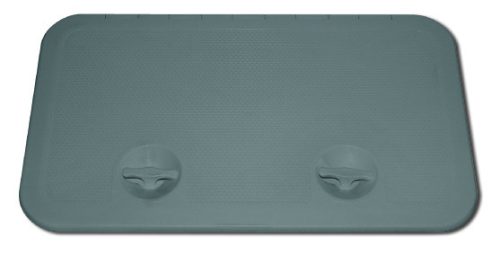 Veko úložného priestoru s dvoma západkami ABS sivá 355x603 mm