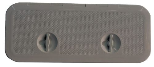 Veko úložného priestoru so západkou ABS sivá 248x603 mm EVA