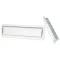 S bielou plastovou ventilačnou vložkou 420 x 120 mm