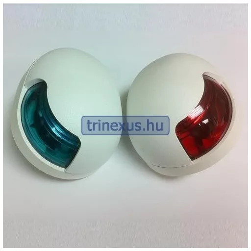 Svetlá strana v zeleno-červenom páre, biely domček