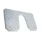 Antivibračné zrkadlo z plastu 316x212 mm