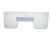 Antivibračné zrkadlo z plastu 230x86 mm