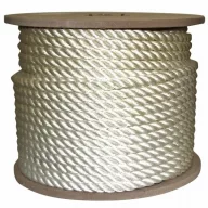 Krútené lano PE 12 mm biele