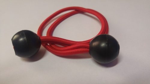 Súprava na viazanie plachiet s plastovou loptičkou 4-dielna 75 cm