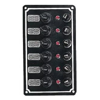 Vodotesný ovládací panel 6 štandardizovaných