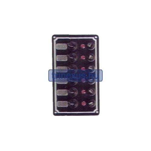 Vodotesný ovládací panel 6 štandardizovaných