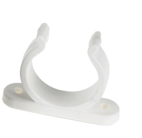 Držiak svietidla plast 30 mm biely