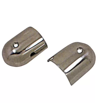 Koncovka gumového profilu v kovovom páre 60x47x19 mm