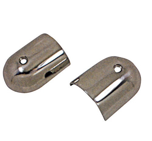 Koncovka gumového profilu v kovovom páre 60x47x19 mm
