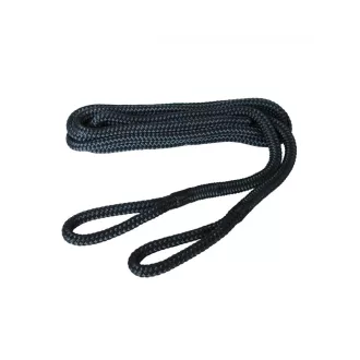   Pár blatníkových lán PE s dvojitým opletom 2 m/8 mm tmavomodré