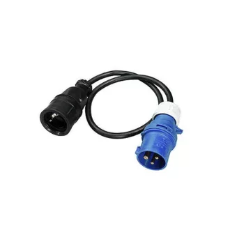 Parti áram adapter 2P-3P 0,3 m EVA