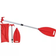 Pádlo mini teleskopické odnímateľné 45/107cm červené
