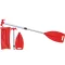 Pádlo mini teleskopické odnímateľné 45/107cm červené