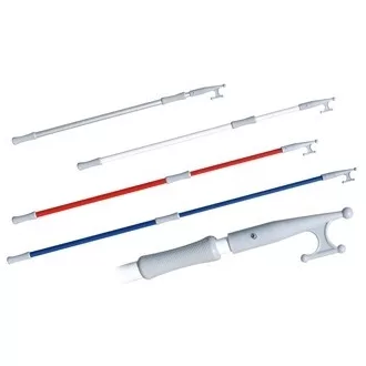 Lodný hák teleskopický sivý 120/210 cm