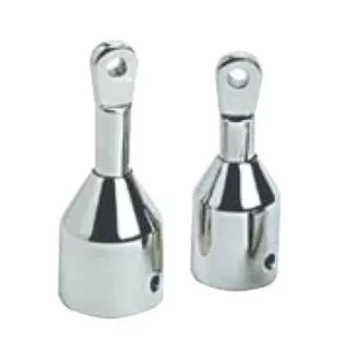 Koniec rúrky bimini z nehrdzavejúcej ocele 22 mm