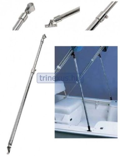 Bimini nosná rúrka teleskopická z nehrdzavejúcej ocele 75/120 cm