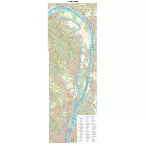 Kniha, Duna Esztergom-Budapest Turistická mapa (MAĎARSKO)