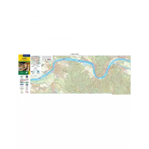 Kniha, Duna Esztergom-Budapest Turistická mapa (MAĎARSKO)