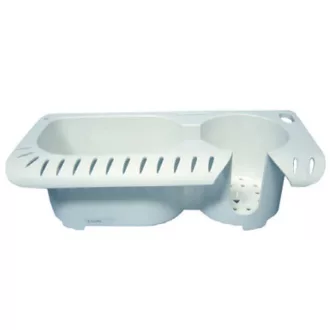 Vstavaný úložný box bez veka, plast 255x89 mm