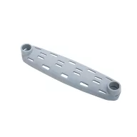 Lanové rebríkové stupne biely/sivý plast