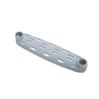 Lanové rebríkové stupne biely/sivý plast