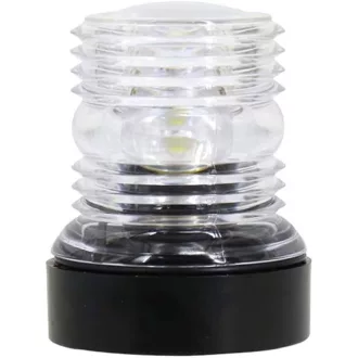 Svetlo LED biele 360° v čiernom kryte