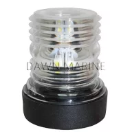Svetlo LED biele 360° v čiernom kryte