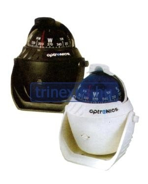 Kompas v bielej farbe Optronics 114 mm