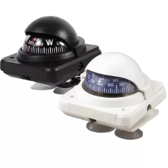 Kompas s mini základňou biely Optronics 57x63 mm