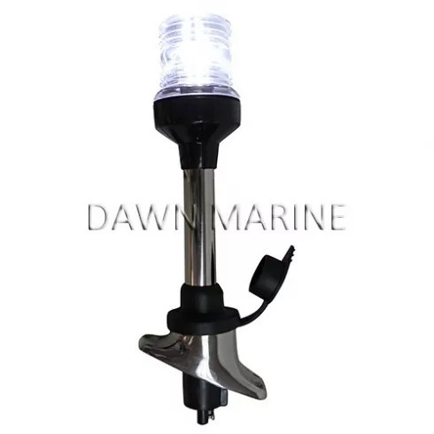 Kruh LED biely skladací z nerezovej ocele 23 cm