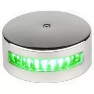 LED svetlo zelené 112,5° horizontálne v oceľovom puzdre