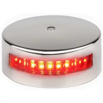   LED svetlo červené 112,5° horizontálne v oceľovom puzdre