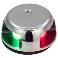   LED svetlo zeleno-červené 225° vodorovné v kovovom puzdre