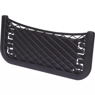 Úložná sieť s rámom na lepenie čierna 258x132x12 mm