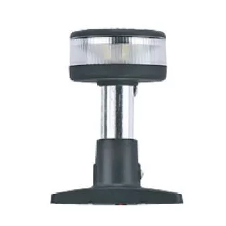 Biely kruh so 6 LED diódami, základňa, v čiernom puzdre