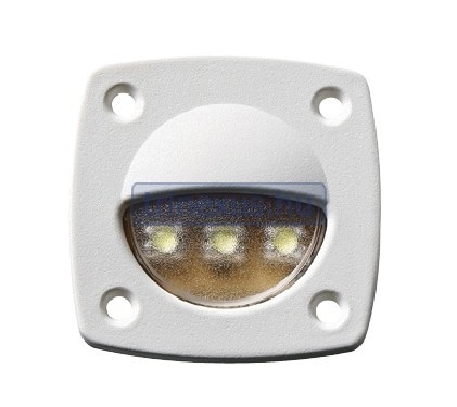 Kabínové svetlo s 3 LED diódami ploché 47x87 mm
