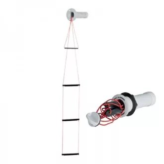 3-stupňový, 110 cm dlhý zabudovaný záchranný rebrík