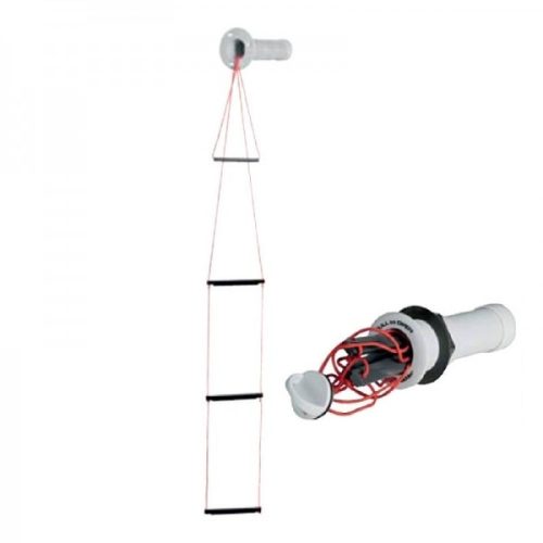 3-stupňový, 110 cm dlhý zabudovaný záchranný rebrík