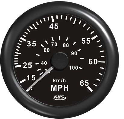 Merač rýchlosti KUS 55 MPH čierny