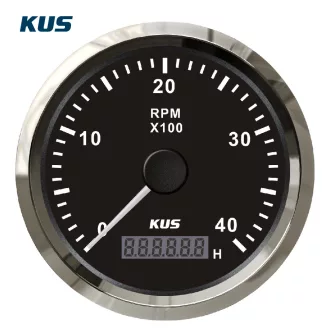   Počítadlo otáčok a prevádzkových hodín KUS 4000 RPM edelsthal-fek
