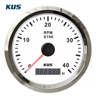  Počítadlo otáčok a prevádzkových hodín KUS 4000 RPM edelsthal-feh