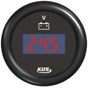 Voltmeter digitálny KUS 8-32 V čierny