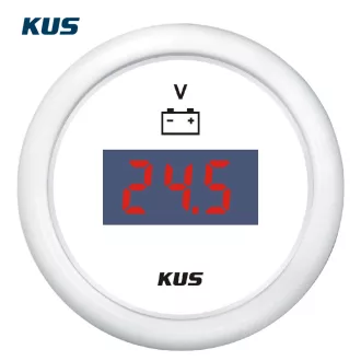 Voltmeter digitálny KUS 8-32 V biely