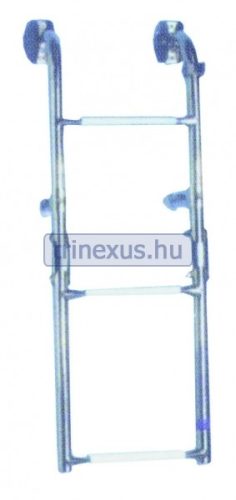 Lodný rebrík 3 stupňov z nerezovej ocele nastaviteľné 63x25 cm