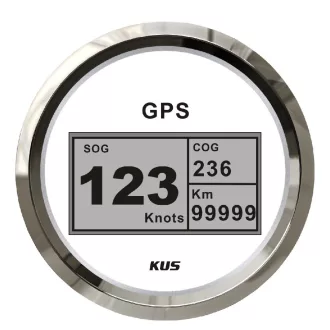 Tachometer KUS digitálny biely EVA