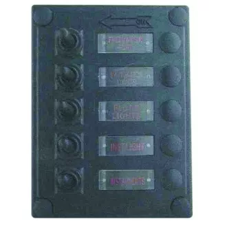Ovládací panel LED so 6 samostatnými poistkami