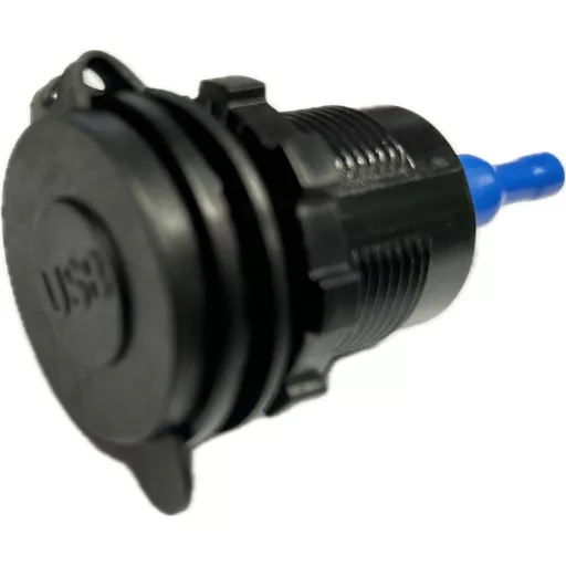 USB nabíjačka LED modrá 12/24V - 4,2 A